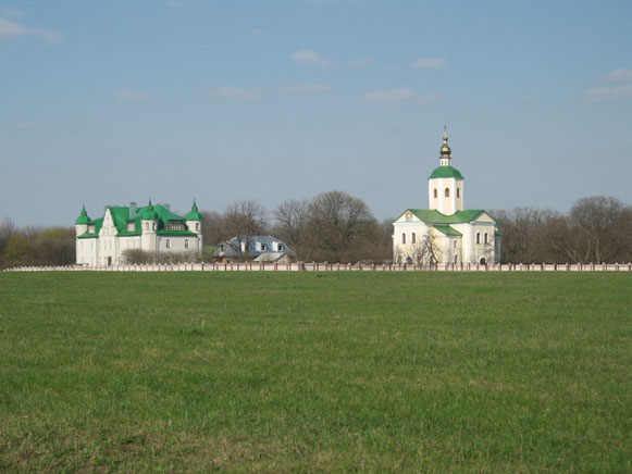 Image - A panorama of the Motronynskyi Trinity Monastery near Chyhyryn, Cherkasy oblast.